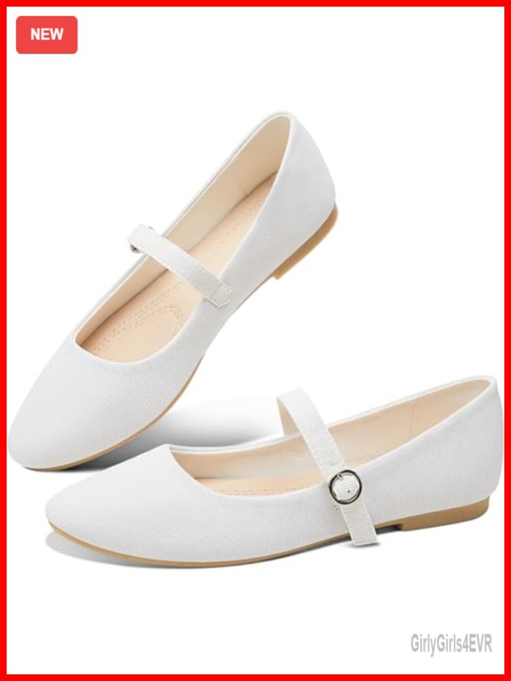 Mary Jane Flat Shoes Round Toe Ballet Flats Fabric Business Flats Comfortable